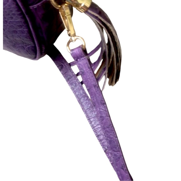 M&R ITALIAN LEATHER MODA IN PELLE CROSSBODY BAG - Picture 6 of 8